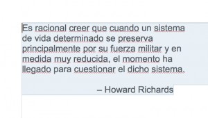 Howard Richards quote